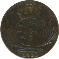 Württemberg 6 Kreuzer 1812 Friedrich I Silber*