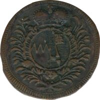 Würzburg 1 Leichter Kreuzer 1753 Karl Philip von Greiffenklau-Vollraths*