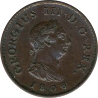 Großbritannien Farthing 1806 George III*