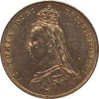 Großbritannien 1889 Sovereign - Victoria (Jubilee)