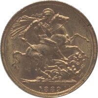 Großbritannien 1889 Sovereign - Victoria (Jubilee)