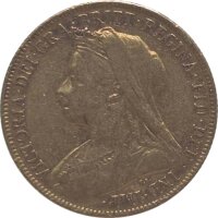 Großbritannien 1899 Sovereign - Victoria (Schleier)