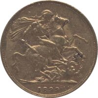 Großbritannien 1899 Sovereign - Victoria (Schleier)