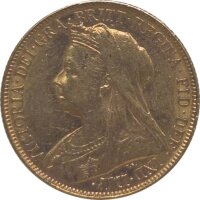 Großbritannien 1899 M Sovereign - Victoria (Schleier)