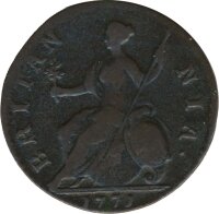 Großbritannien Half Penny 1771 Georg III*