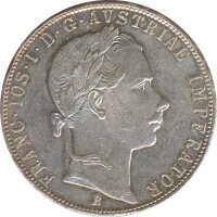 Österreich 1 Florin 1859 B Franz-Joseph Silber*