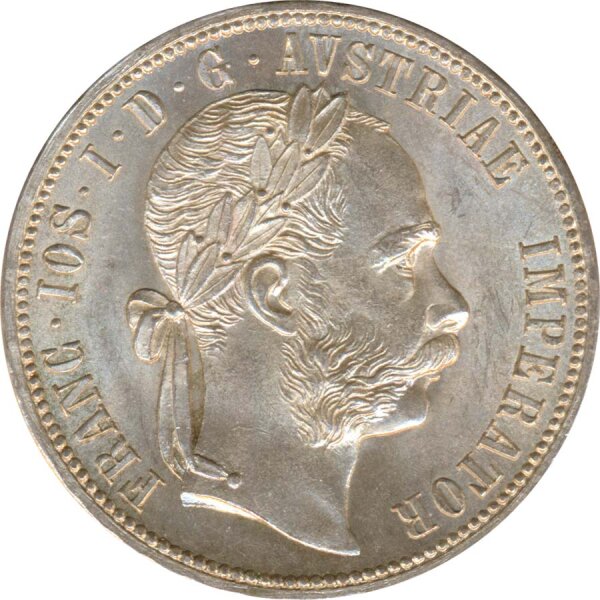 Österreich 1 Florin 1878 Franz-Joseph Silber*