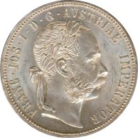 Österreich 1 Florin 1878 Franz-Joseph Silber*