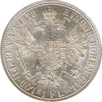 Österreich 1 Florin 1878 Franz-Joseph Silber*