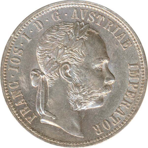 Österreich 1 Florin 1881 Franz-Joseph Silber*
