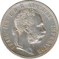 Österreich 1 Florin 1881 Franz-Joseph Silber*