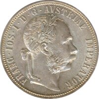 Österreich 1 Florin 1884 Franz-Joseph Silber*