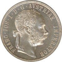 Österreich 1 Florin 1886 Franz-Joseph Silber*