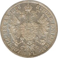Österreich 1 Florin 1886 Franz-Joseph Silber*