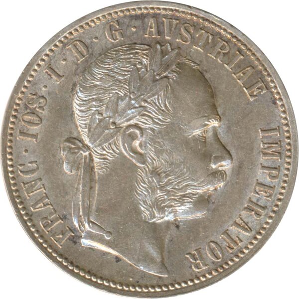 Österreich 1 Florin 1888 Franz-Joseph Silber*