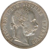 Österreich 1 Florin 1888 Franz-Joseph Silber*