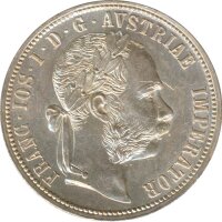 Österreich 1 Florin 1889 Franz-Joseph Silber*