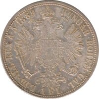 Österreich 1 Florin 1889 Franz-Joseph Silber*