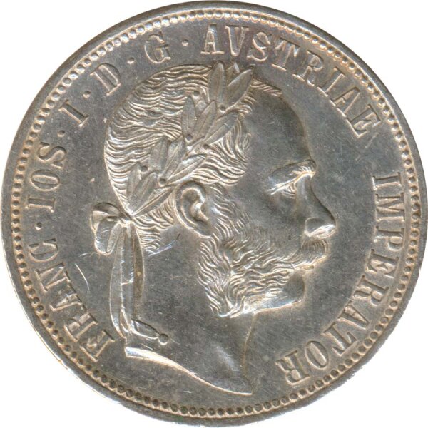 Österreich 1 Florin 1891 Franz-Joseph Silber*