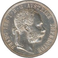 Österreich 1 Florin 1891 Franz-Joseph Silber*