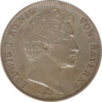 Bayern 1 Gulden 1847 Ludwig I. Silber*