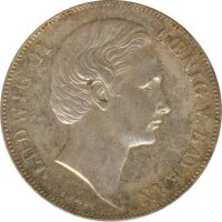 Bayern 1 Gulden 1871 Ludwig II. Silber*