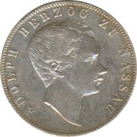 Nassau 1 Gulden 1845 Adolph Silber*