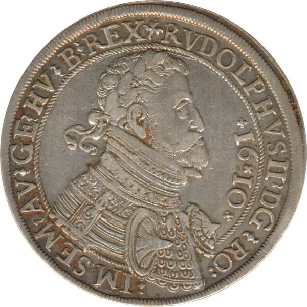 Tirol Taler 1610 Rudolph II Silber*