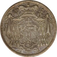 Salzburg Taler 1771 Sigismund von Schrattenbach Silber*