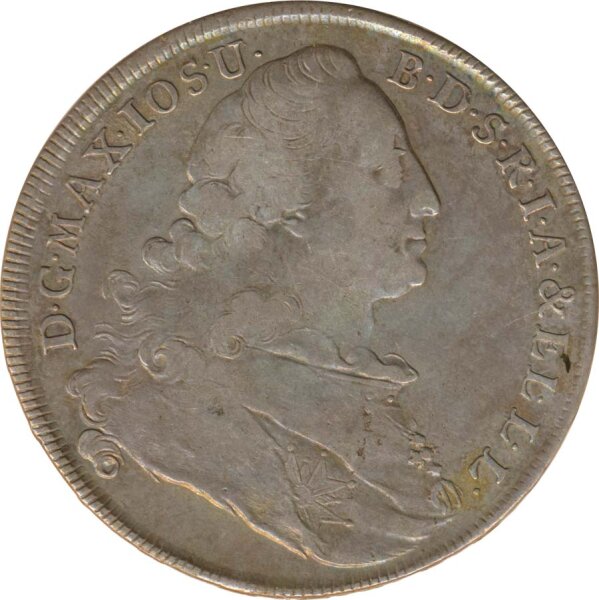 Bayern Konventionstaler 1777 (Punkt) Maximilian Joseph Silber*