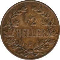 Deutsch-Ostafrika 1/2 Heller 1905 J