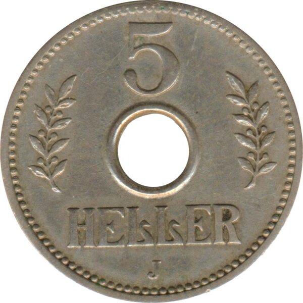 Deutsch-Ostafrika 5 Heller 1914 J*