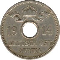 Deutsch-Ostafrika 5 Heller 1914 J*