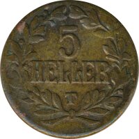 Deutsch-Ostafrika 5 Heller 1916 T*