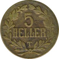 Deutsch-Ostafrika 5 Heller 1916 T*