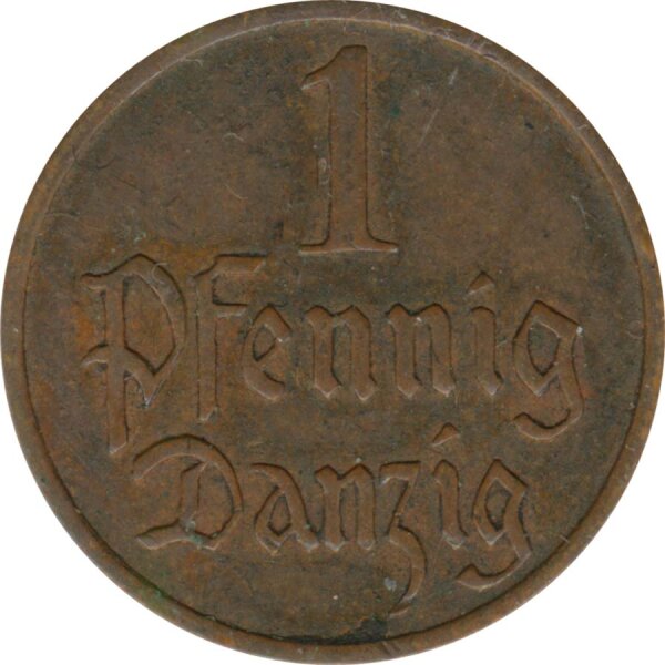 Freie Stadt Danzig 1 Pfennig 1929*