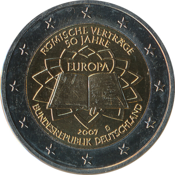 Deutschland 2 Euro 2007 - R&ouml;mische Vertr&auml;ge ( G )*