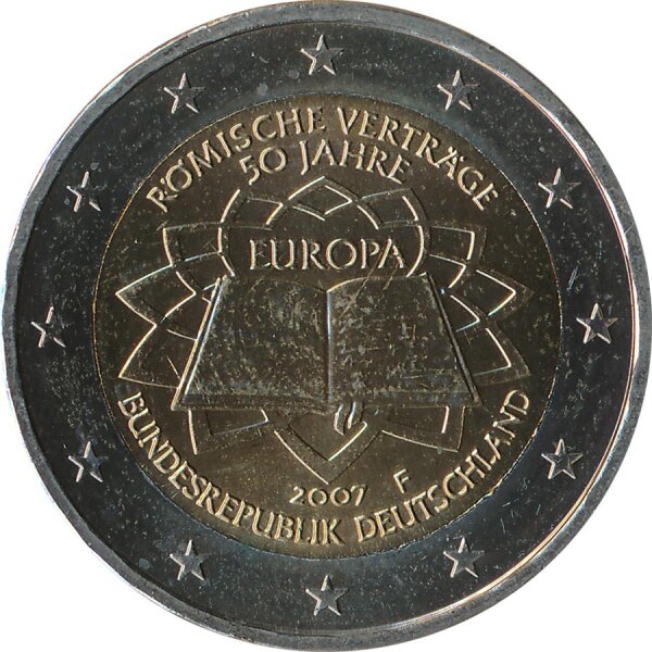 Deutschland 2 Euro 2007 - R&ouml;mische Vertr&auml;ge ( F )*