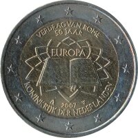 Niederlande 2 Euro 2007 - R&ouml;mische Vertr&auml;ge*