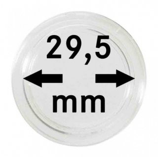 Münzenkapseln Lindner 29,5 mm 10er Pack