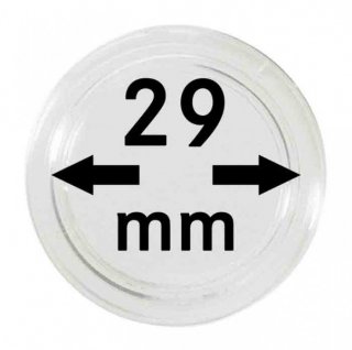 MÂ�ünzenkapseln Lindner Â�29 mm 10er Pack