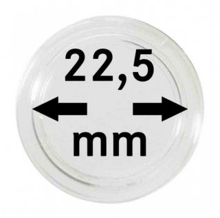 MÂ�ünzenkapseln Lindner Â�22,5 mm 10er Pack