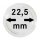 M&uuml;nzenkapseln Lindner 22,5 mm 10er Pack
