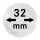 M&uuml;nzenkapseln Lindner 32 mm 10er Pack