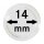M&uuml;nzenkapseln Lindner 14 mm 10er Pack