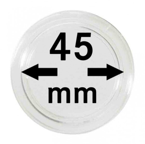 M&uuml;nzenkapseln Lindner 45 mm 10er Pack