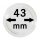 Münzenkapseln Lindner 43 mm 10er Pack