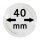 Münzenkapseln Lindner 40 mm 10er Pack