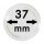 Münzenkapseln Lindner 37 mm 10er Pack