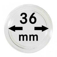 M&uuml;nzenkapseln Lindner 36 mm 10er Pack